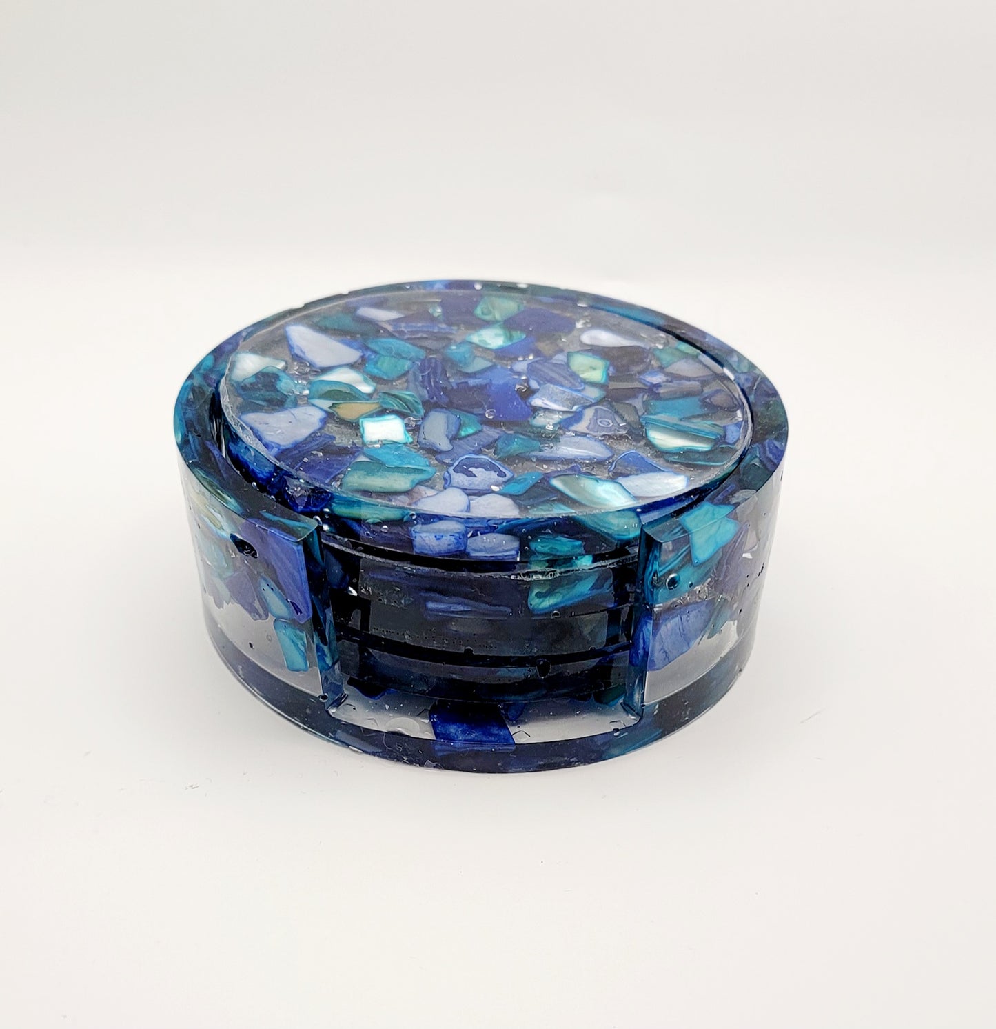 Round Coasters (Blue Stone)