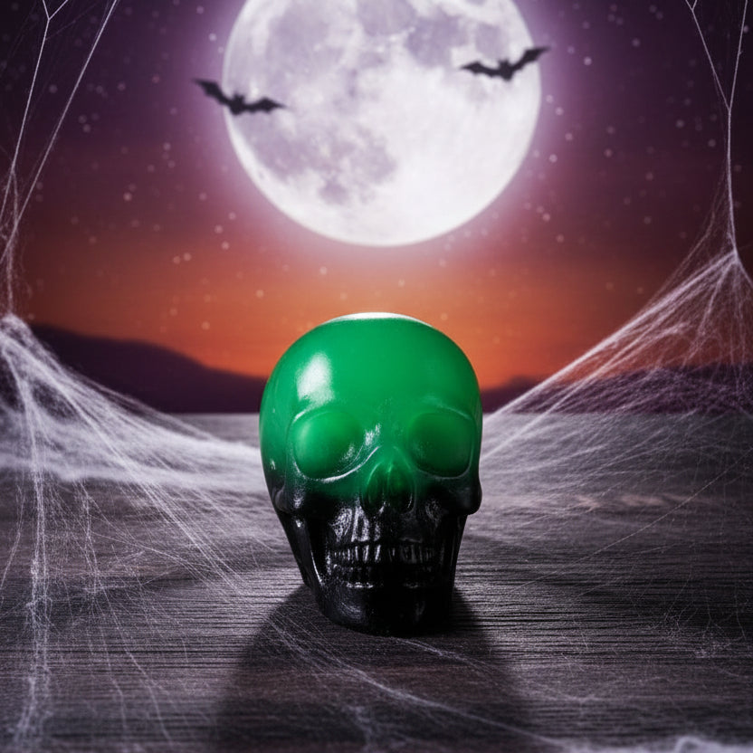 Small Green/Black Skull