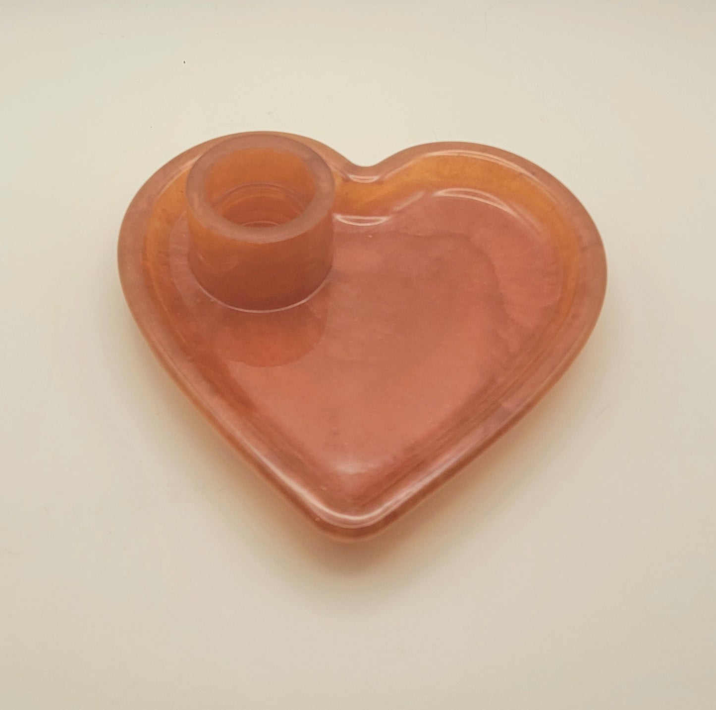 Heart Shape Candle Holder and Dish