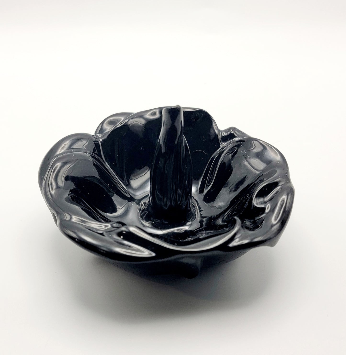 Black Ring Holder (Flower)