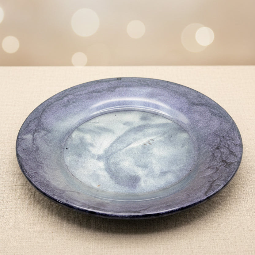 Glossy Round Resin Plate