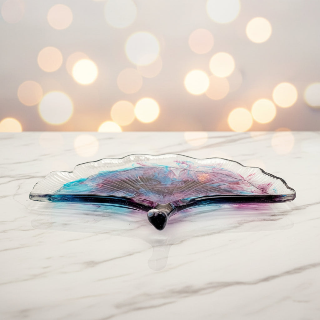 Blue–Purple Gradient Fan Tray