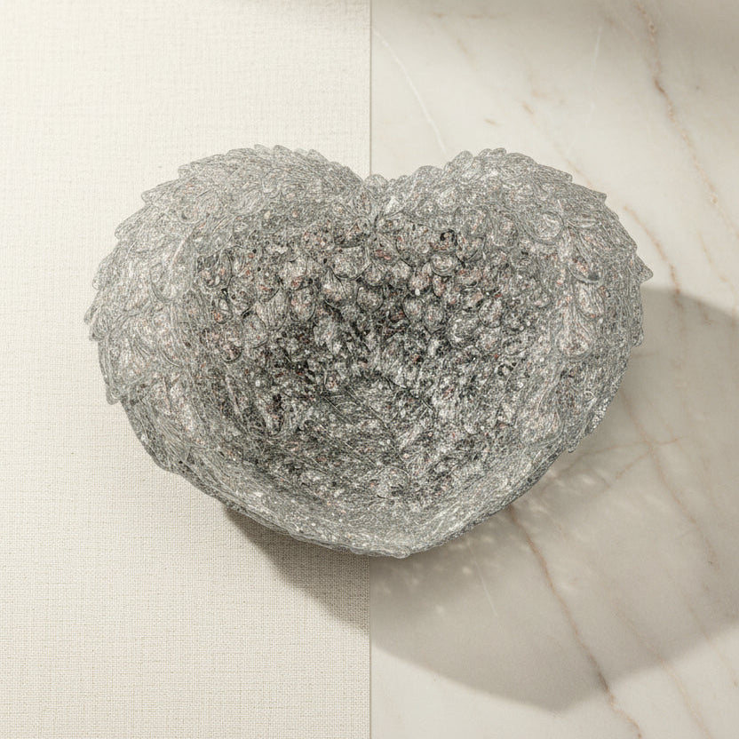 Angel Wings Dish Silver