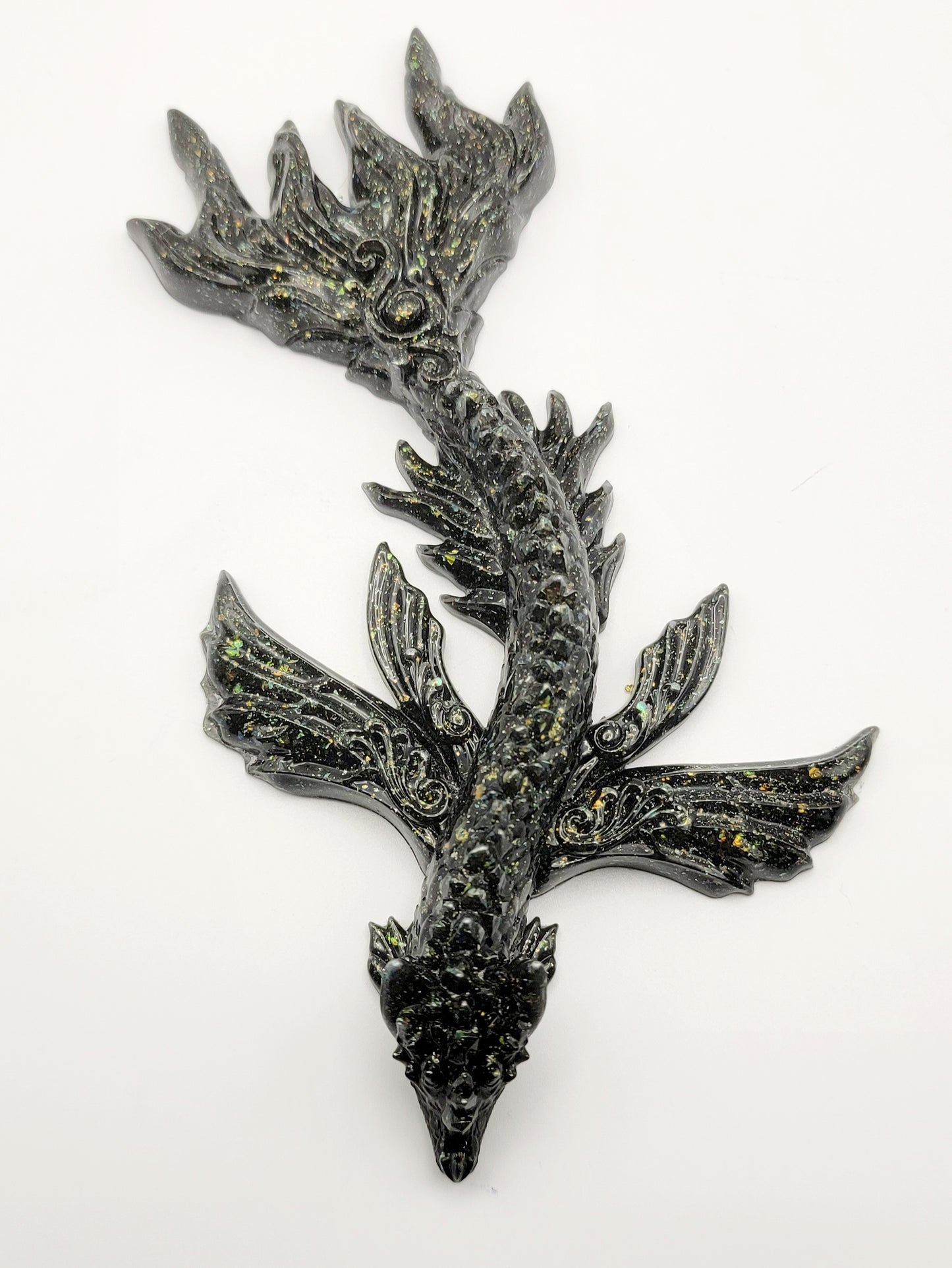 Dragon Figurine Black and Gold