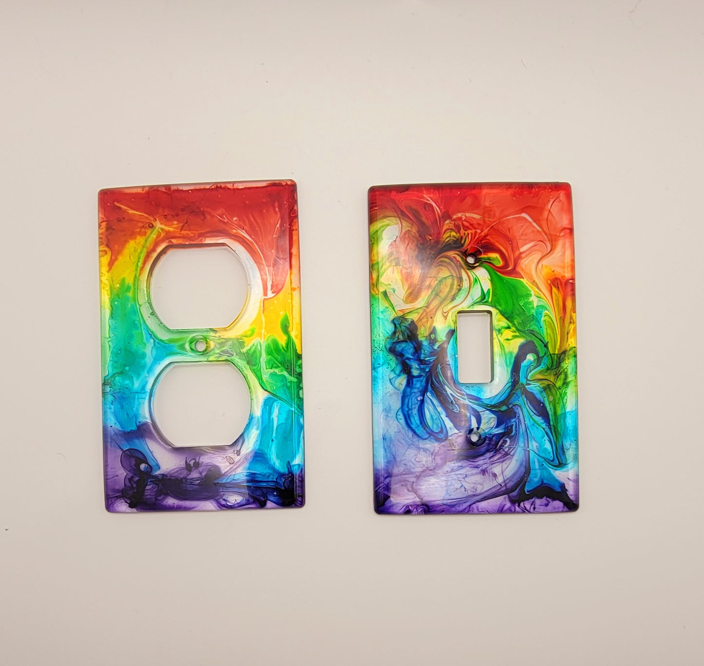 Tie Dye Switch Plate and Outlet covers