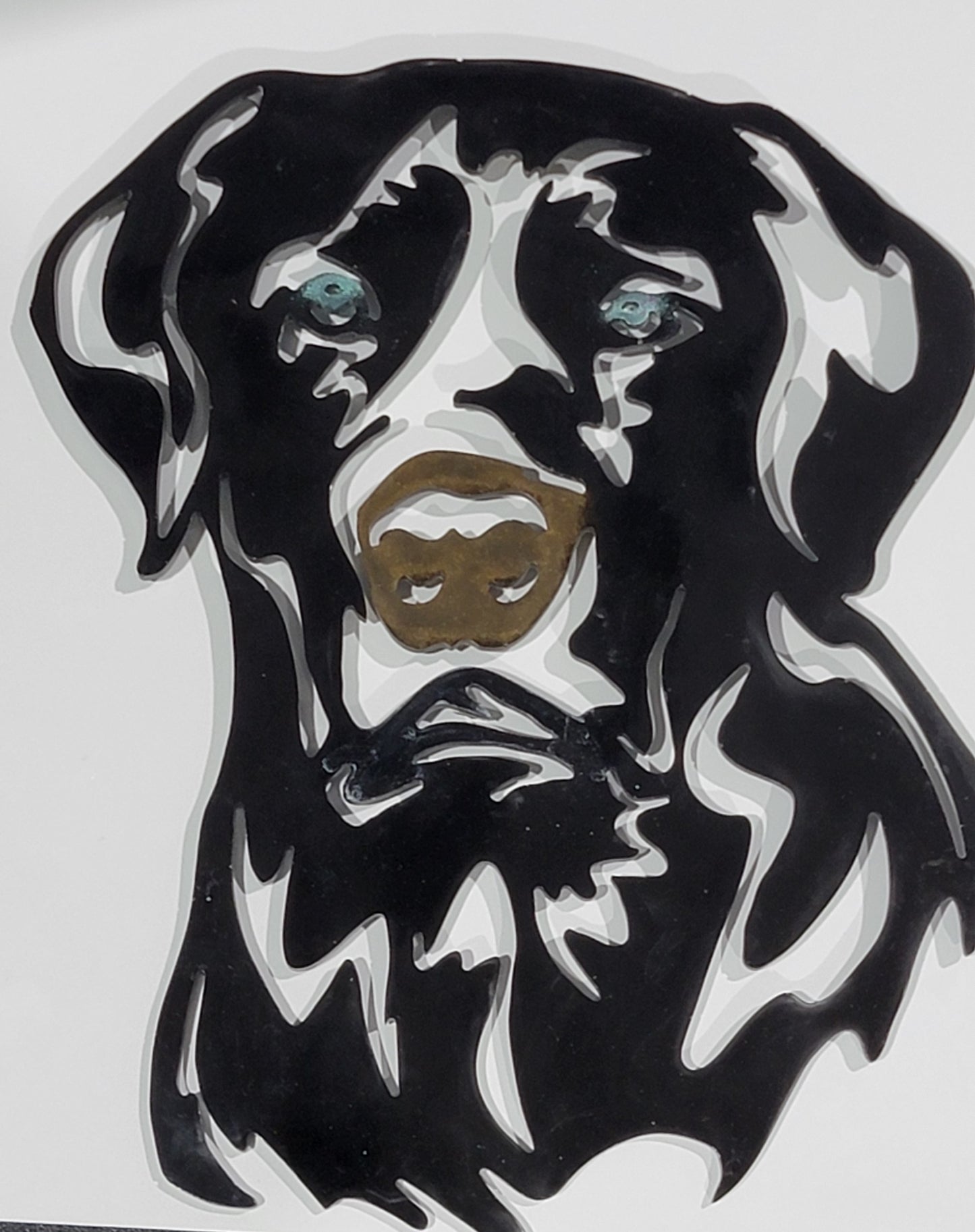 Black Labador Wall Hanging
