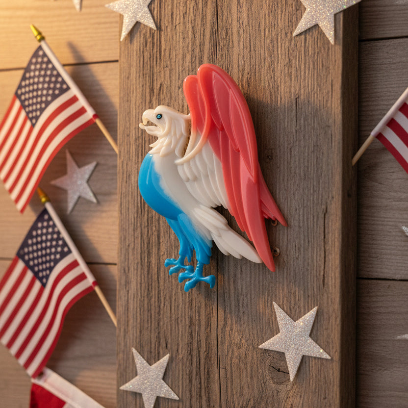 Red, White and Blue Eagle