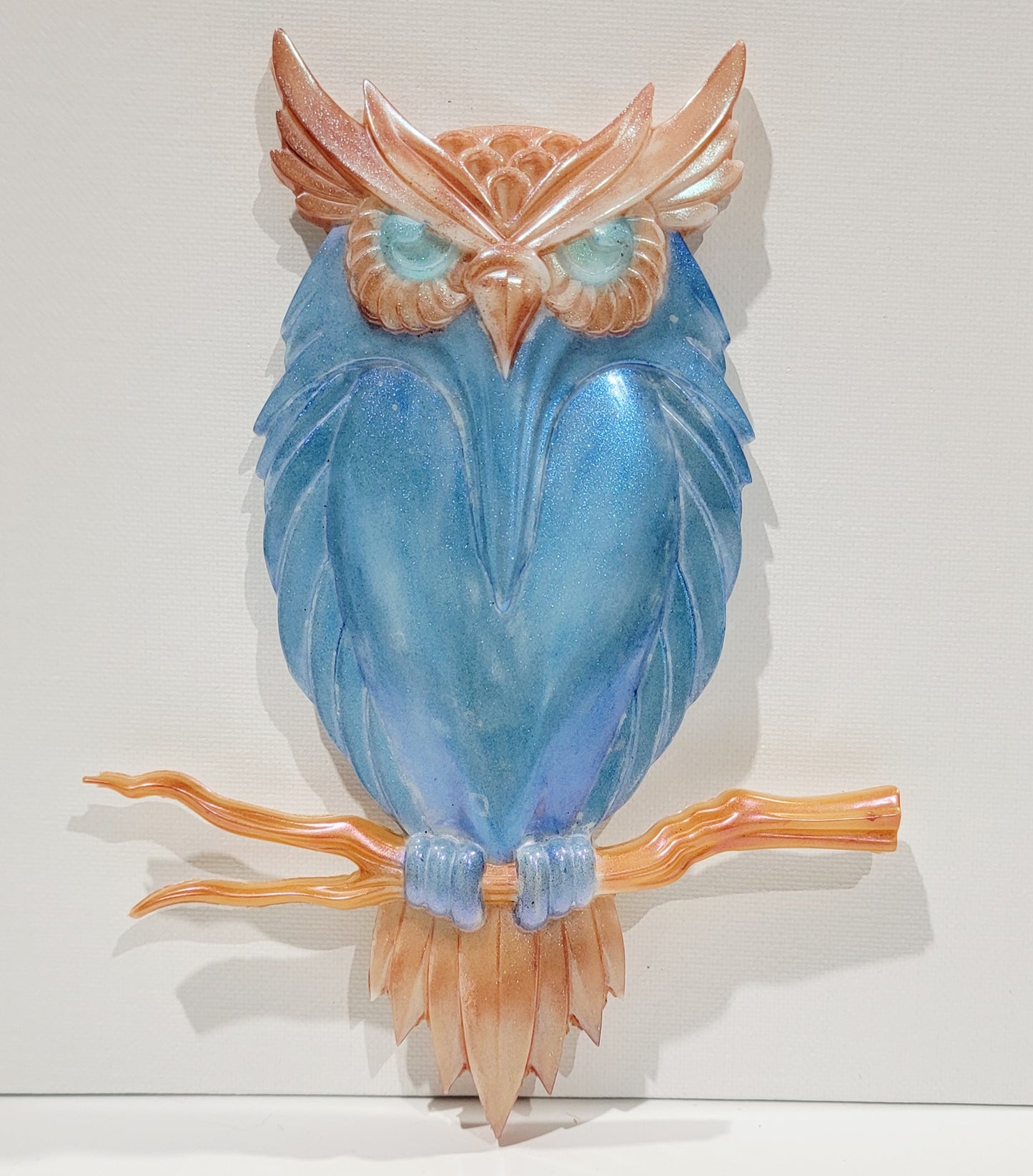 Owl Wall Hanging (Made w/white resin