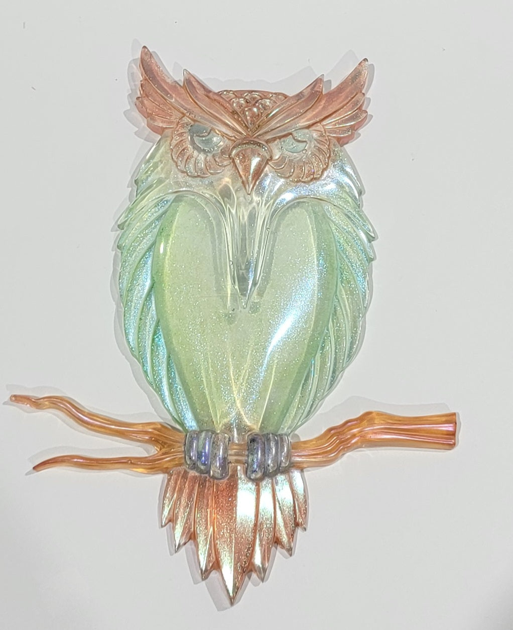 Owl Wall Hanging (Made w/ Clear Resin)