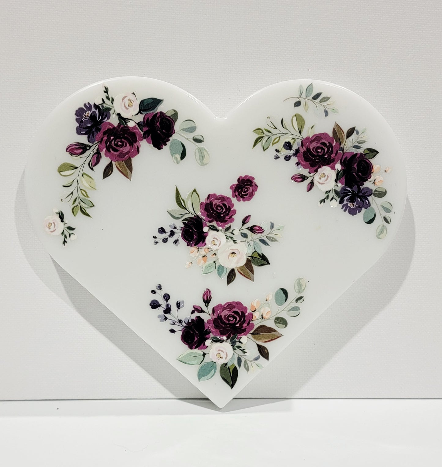 Heart W/Flowers Wall Hanging