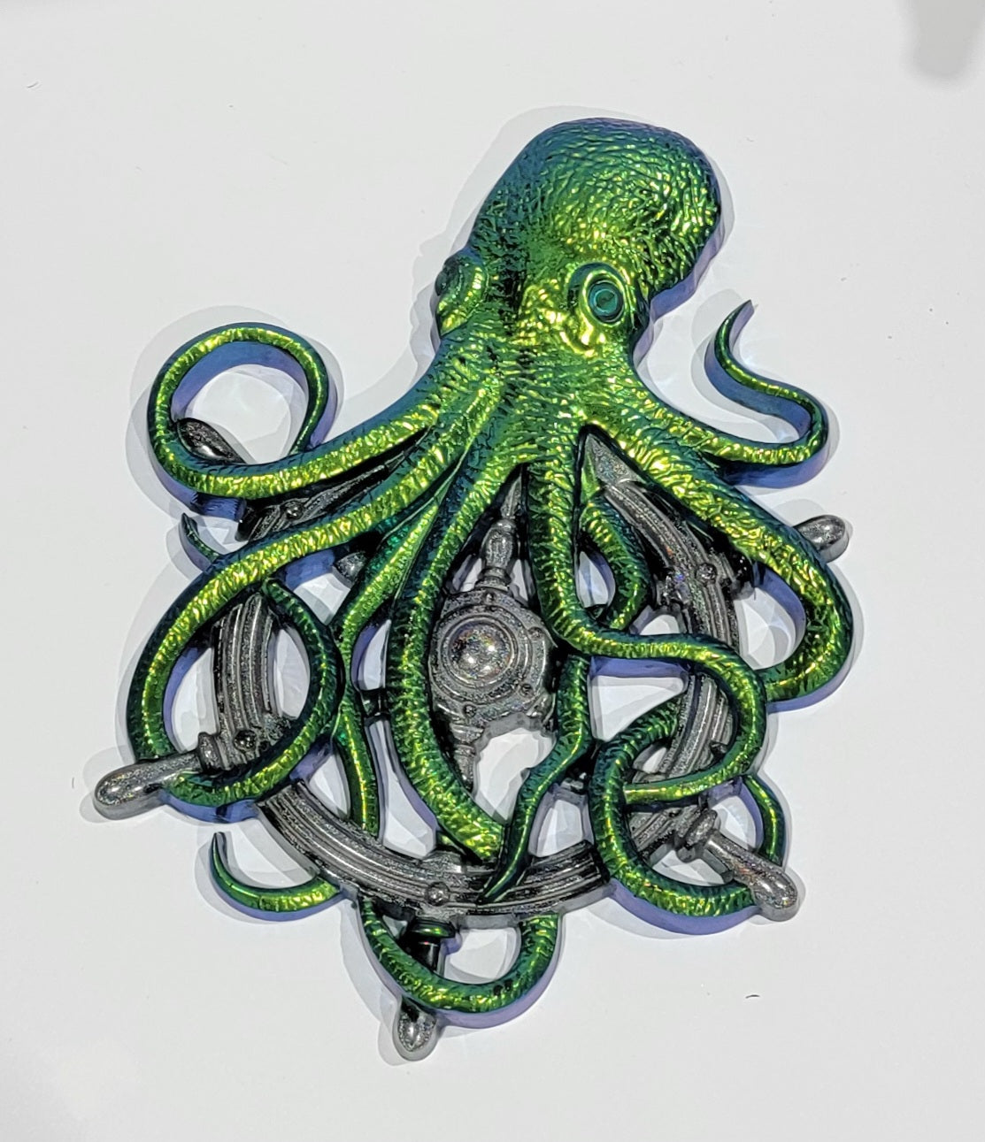 Octopus w/Wheel Wall Hanging