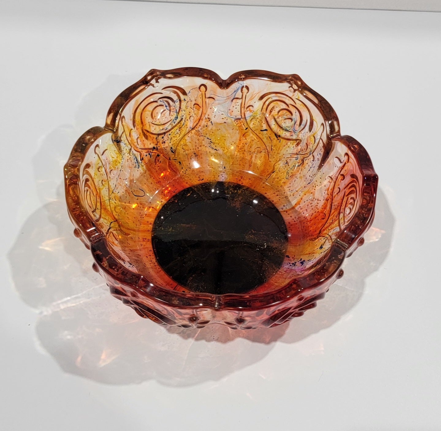Colorful Resin Trinket Bowl