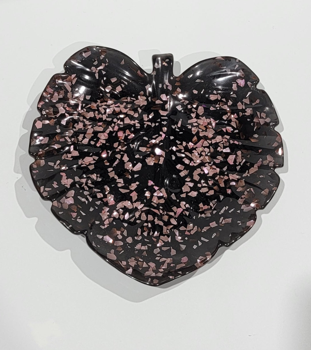 Black Leaf Trinket Tray