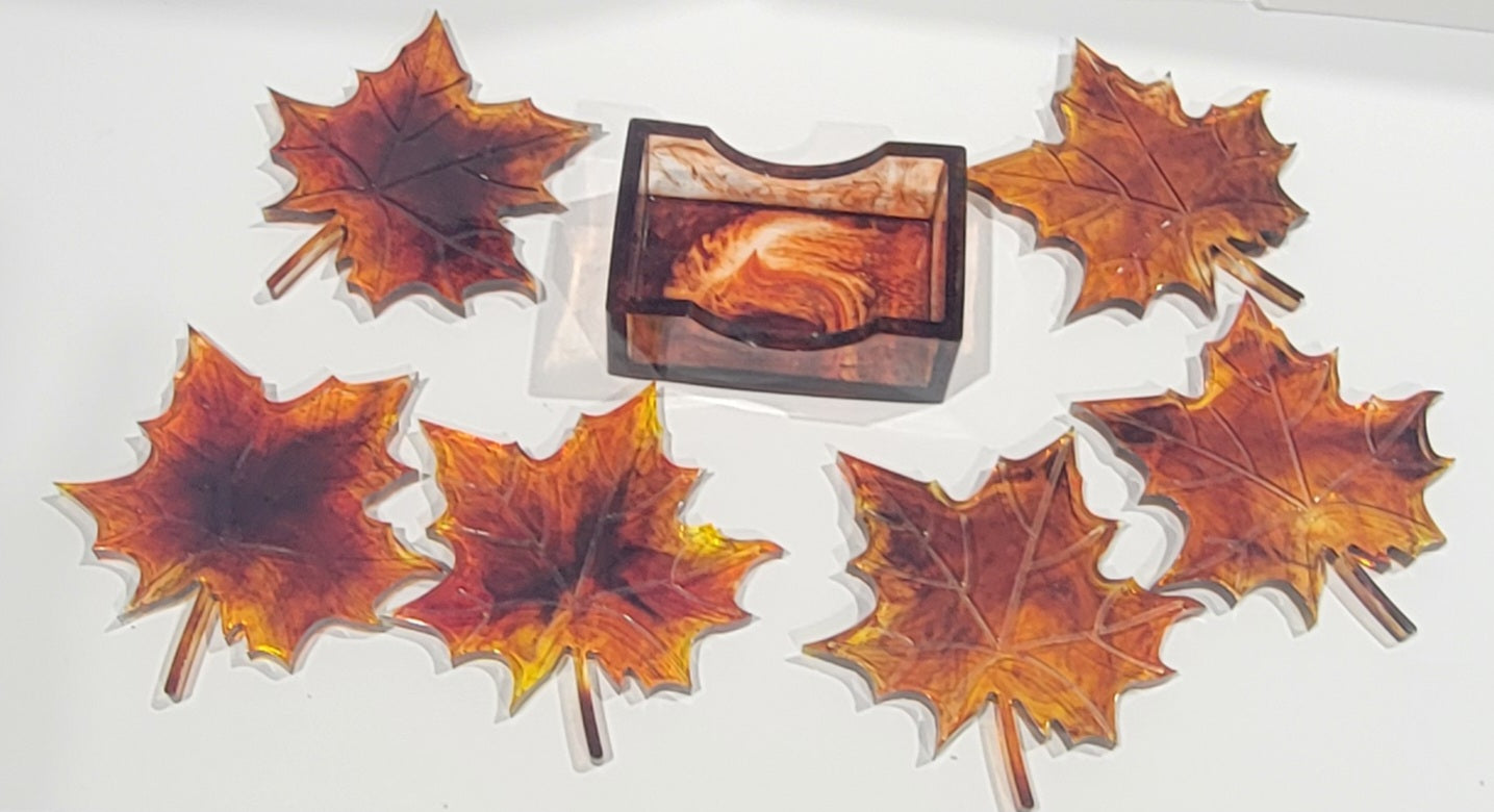 Leaf Coasters