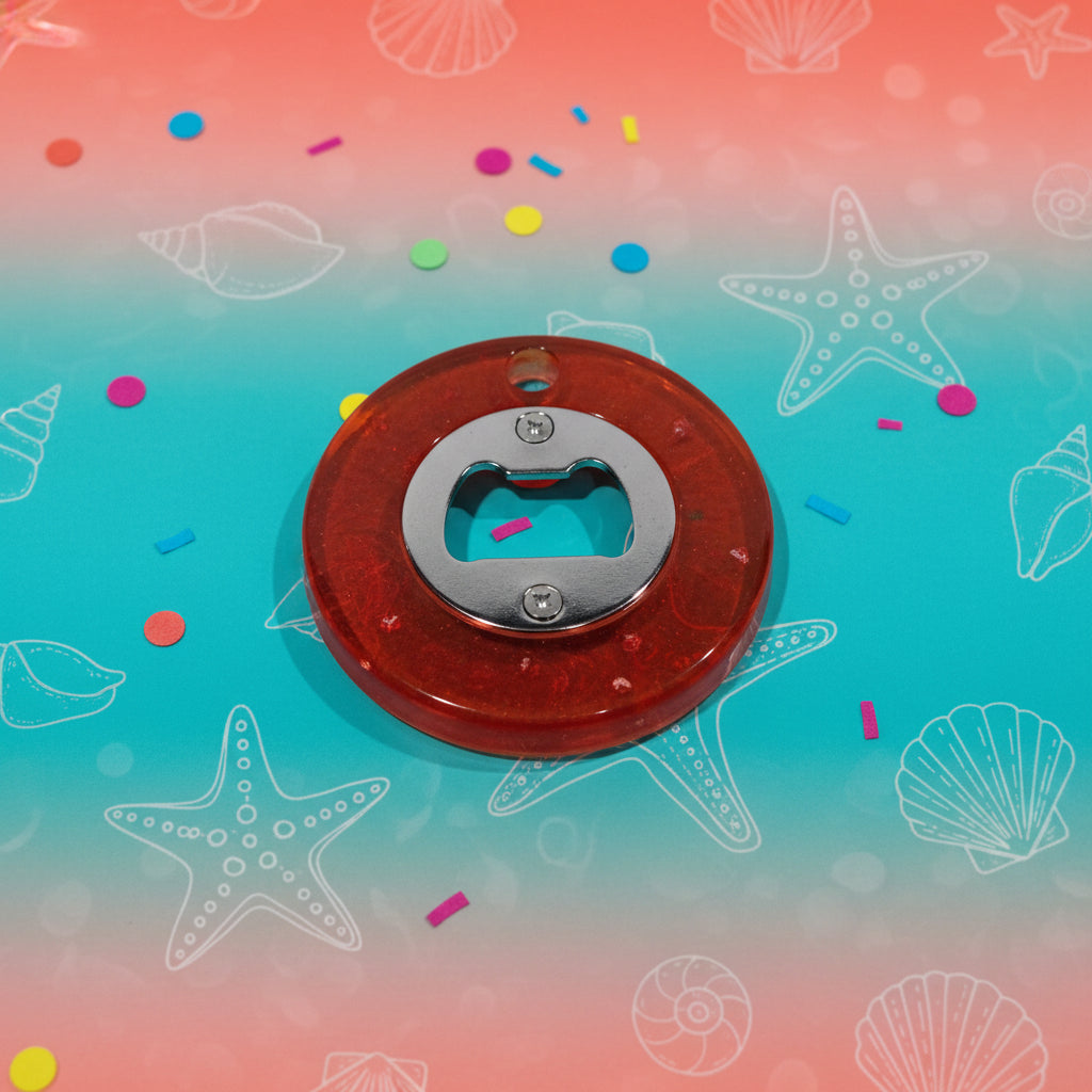 Bottle Opener Orange Circle