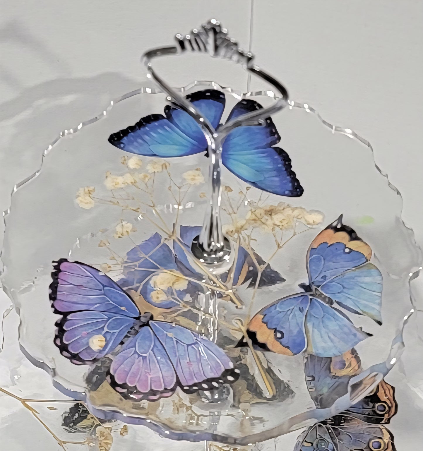 Butterfly 3 tiered Serving Tray