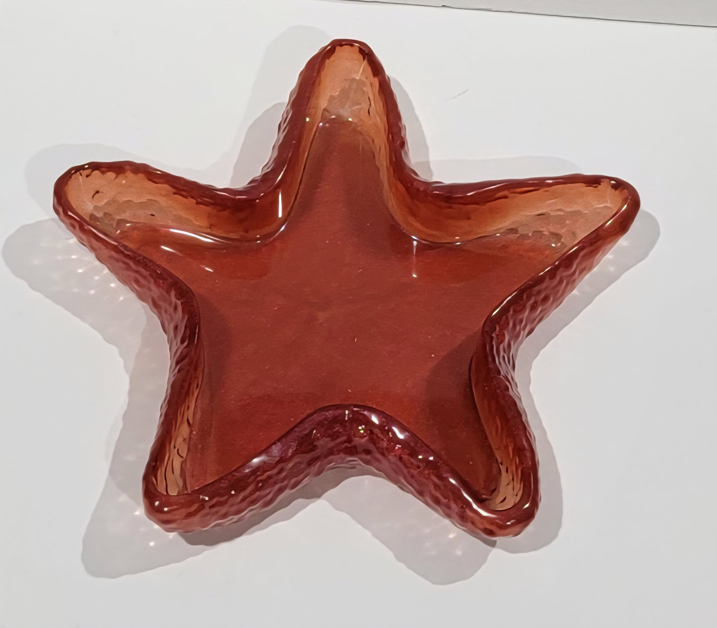 Starfish Dish Red