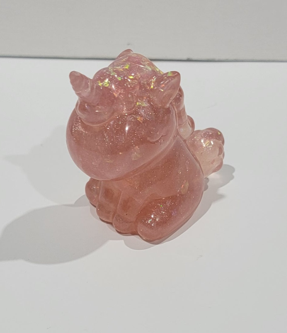 Unicorn Figurine Pink