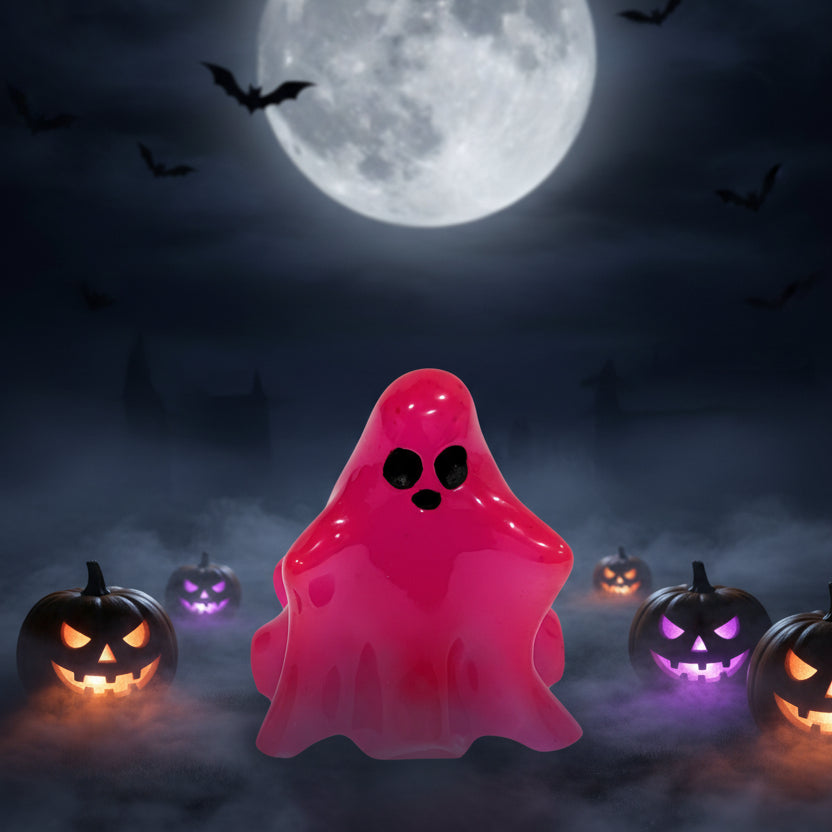 Pink Ghost Figurine