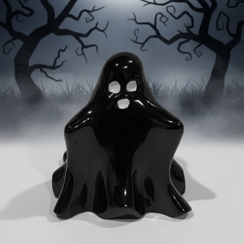 Black Ghost Figurine