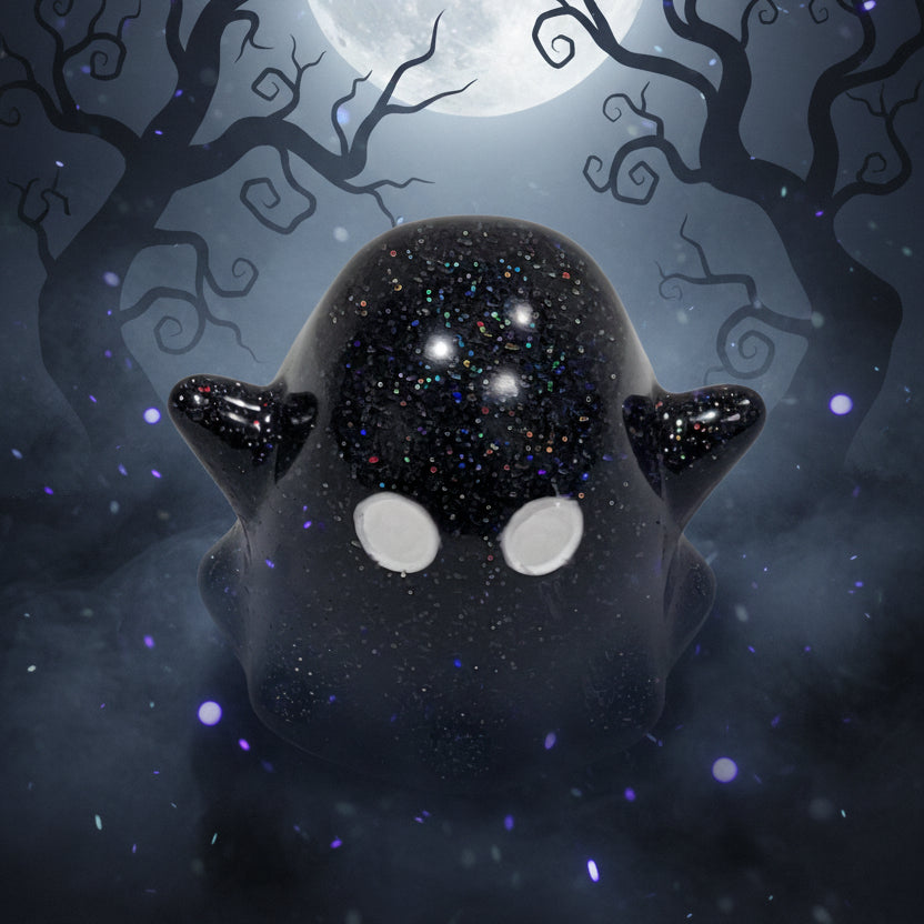 Sparkling Black Goblin Ghost