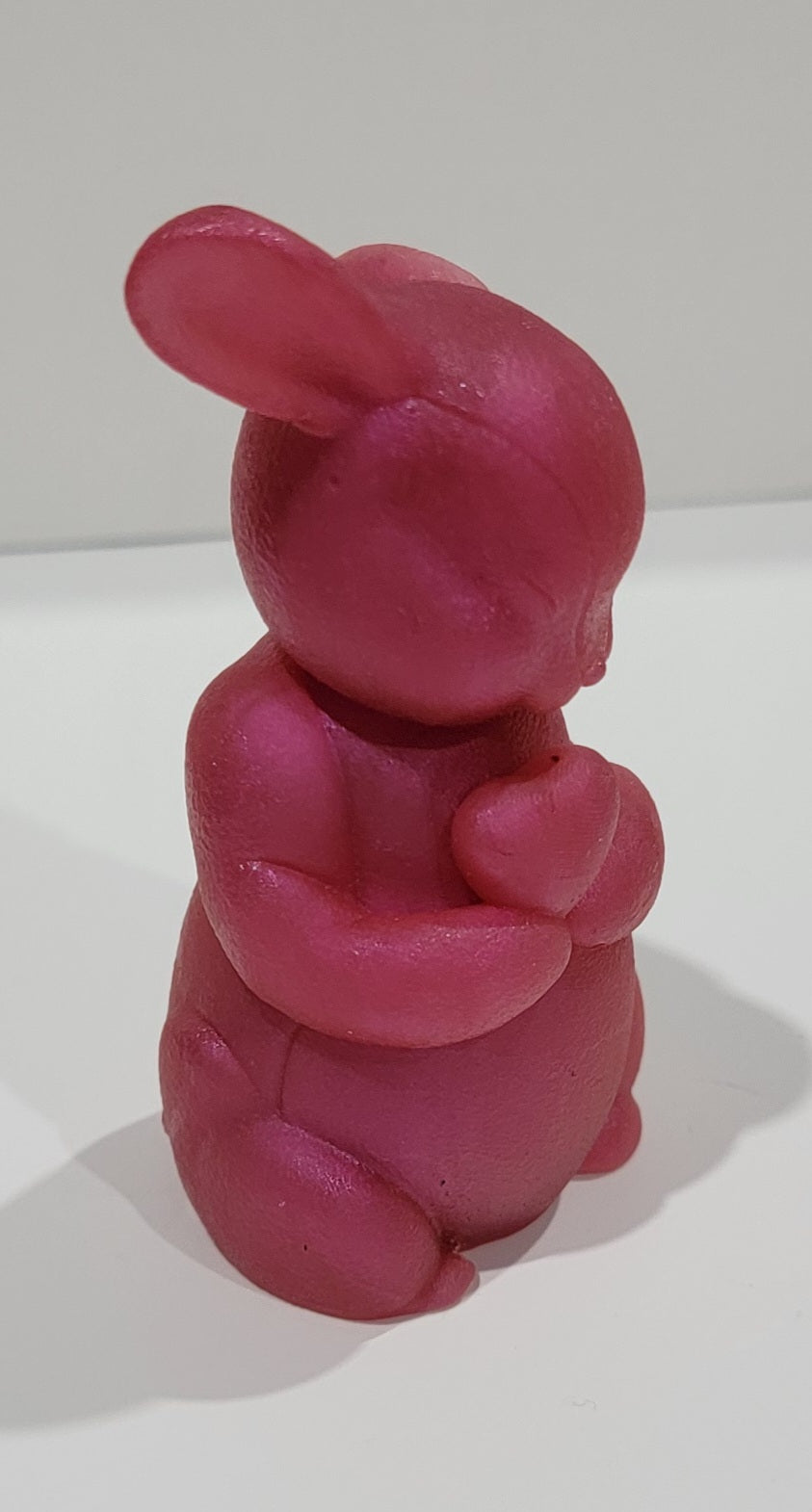 Pink Bunny Figurine