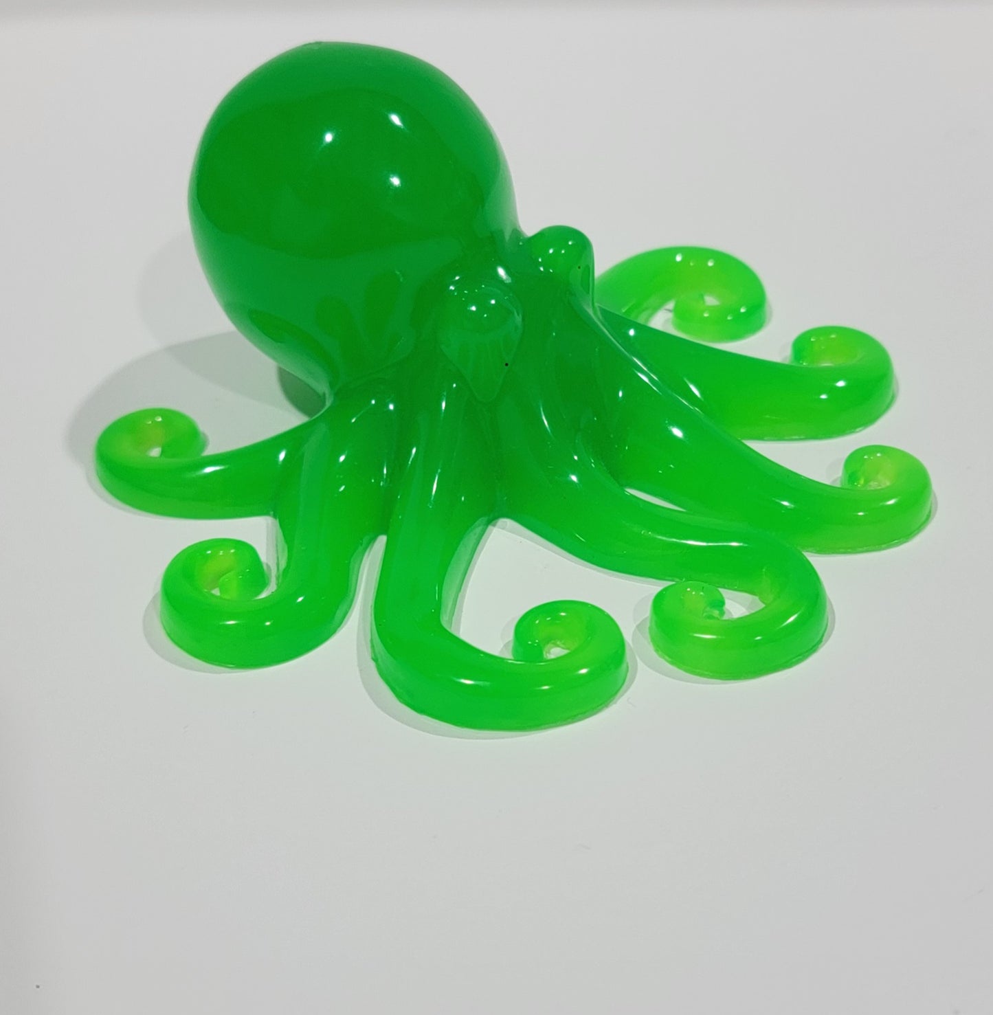 Octopus Figurine Green