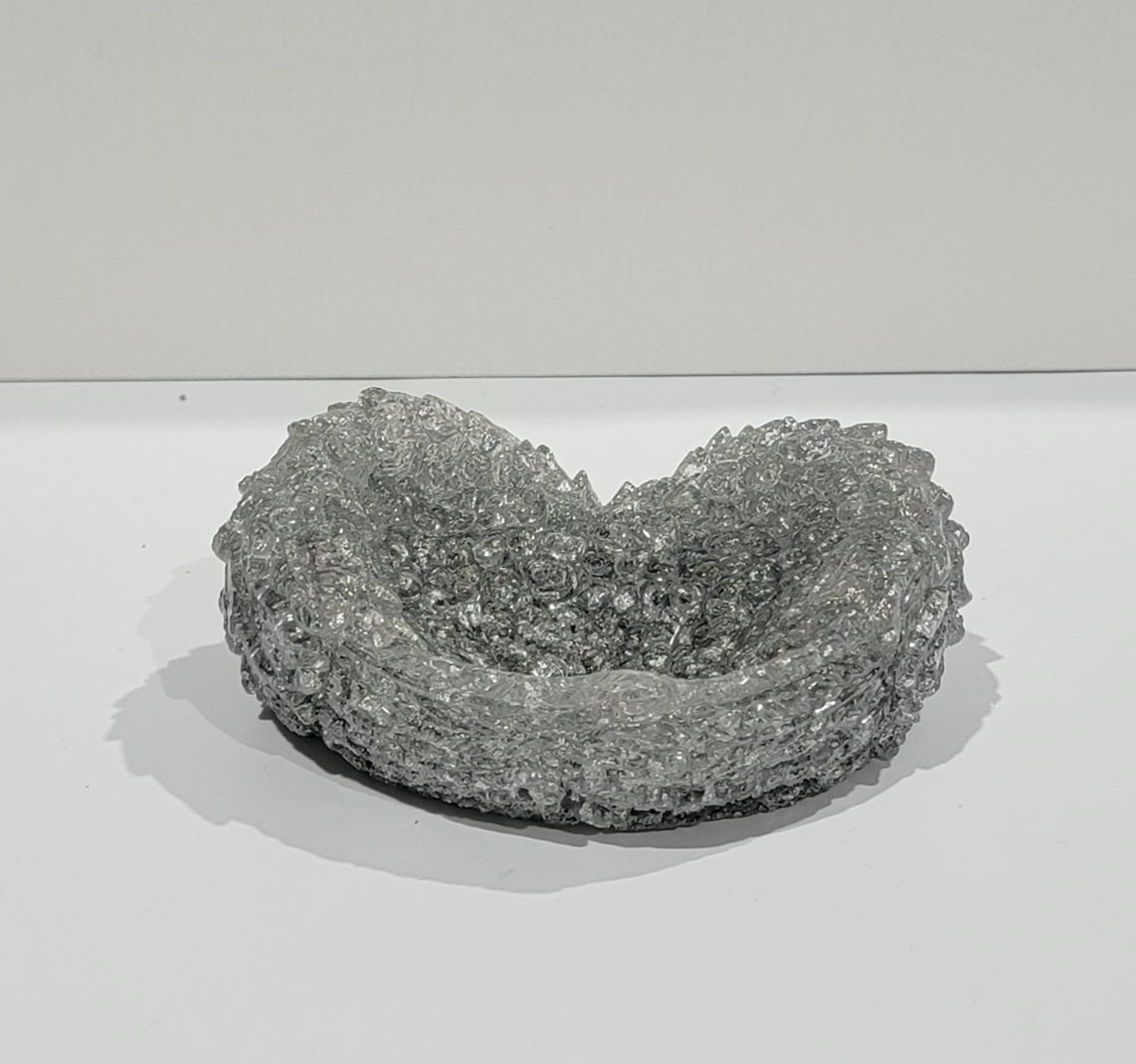 Angel Wings Dish Silver