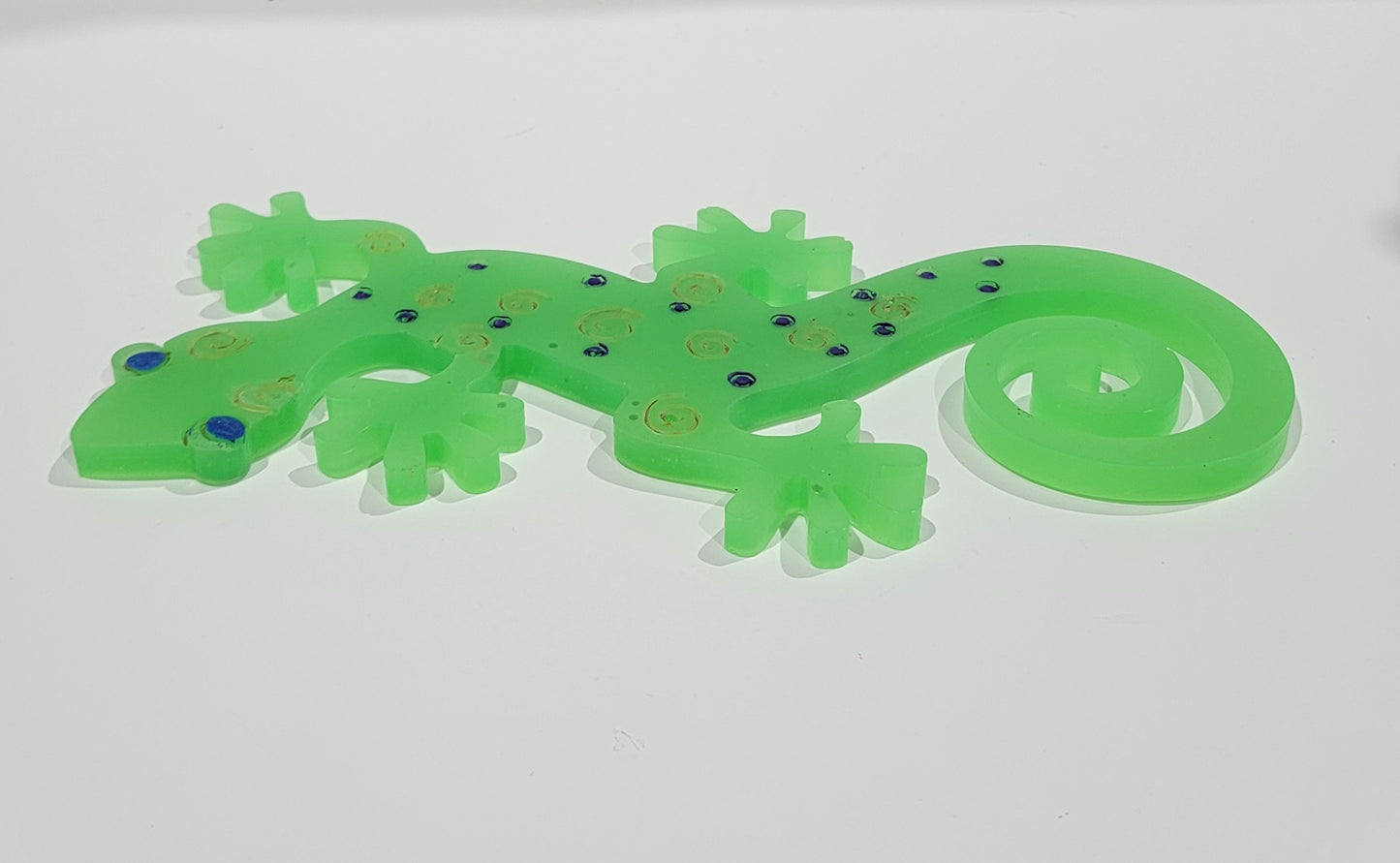 Green Lizard Figurine