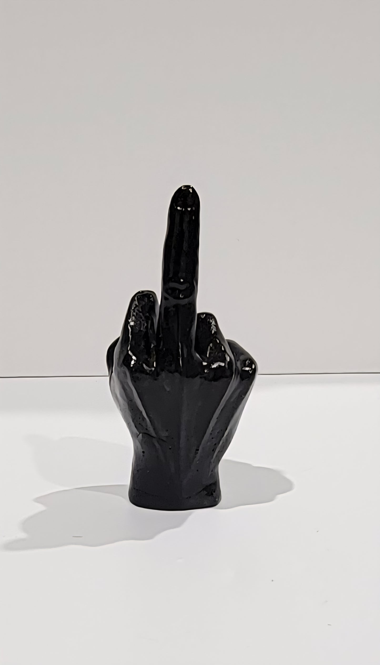 Black Middle Finger figurine