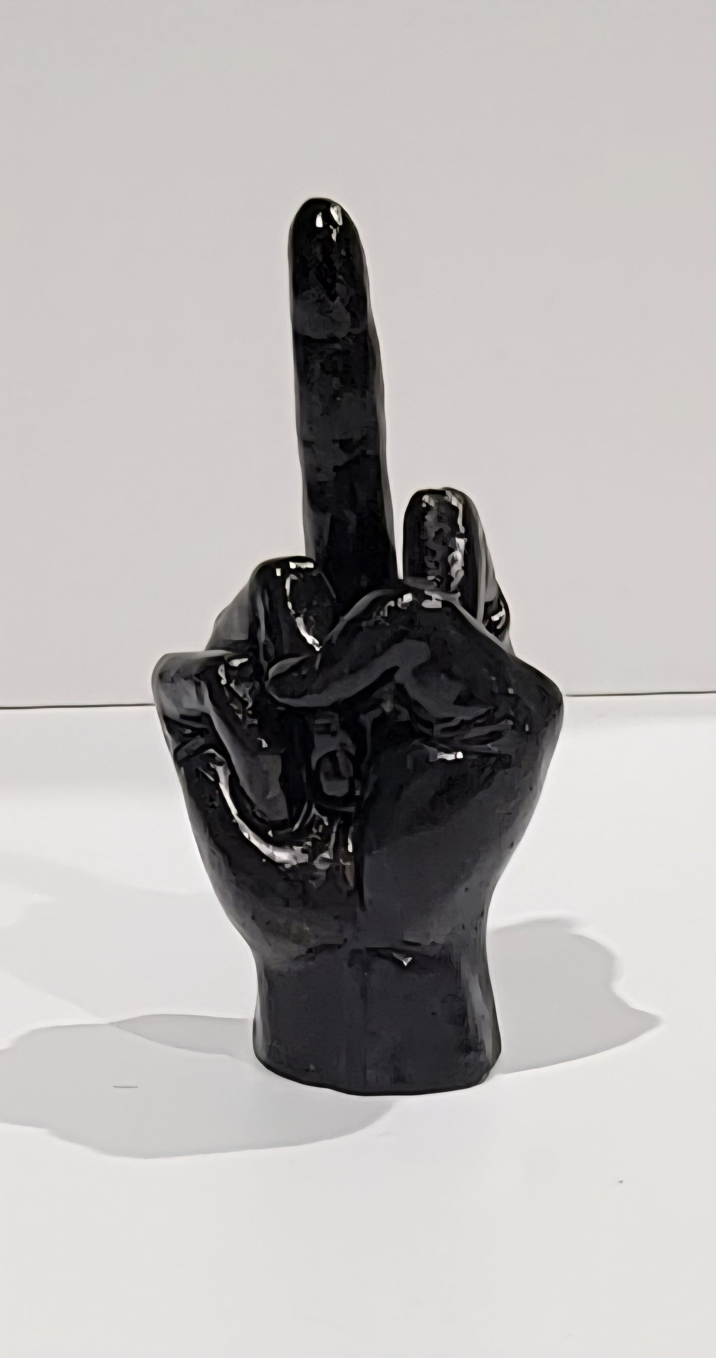 Black Middle Finger figurine