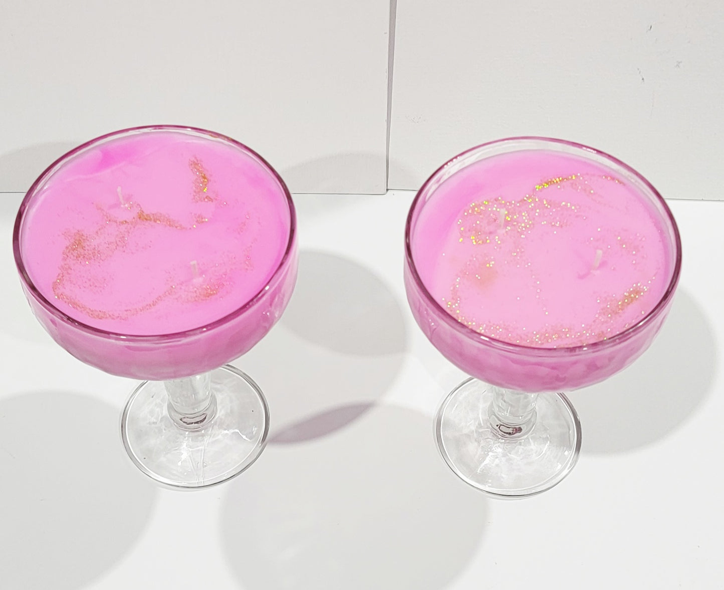 Pair of Scented Pink Goblets