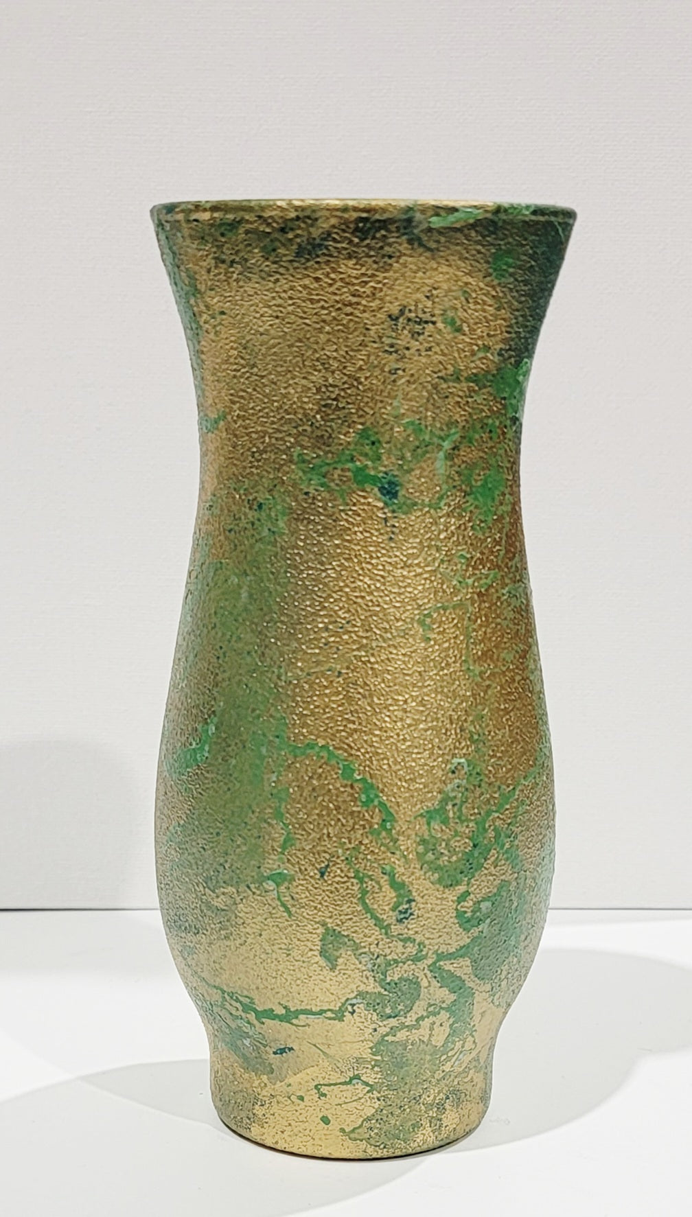 Small Painted Glass Vase