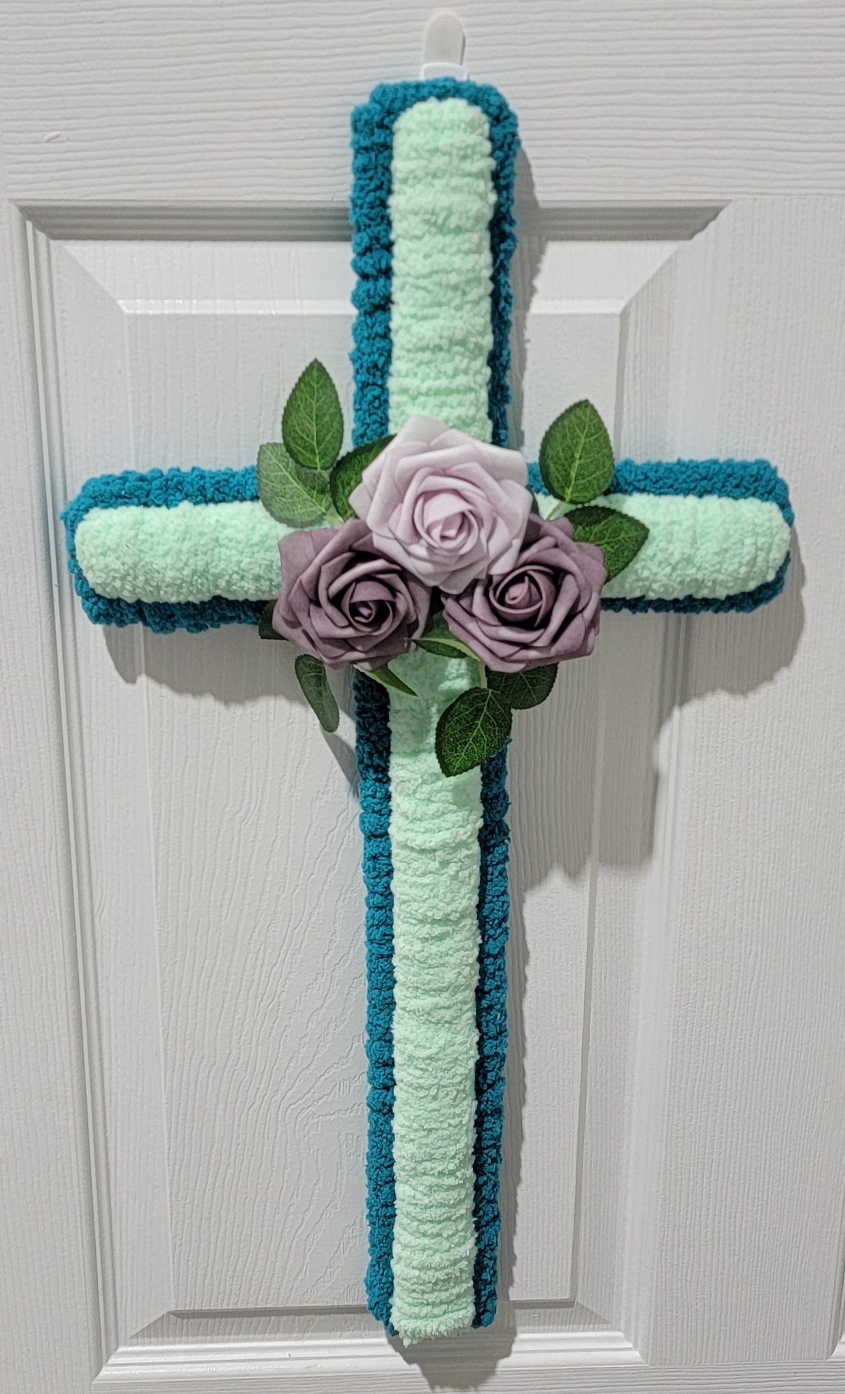 Green Easter Cross