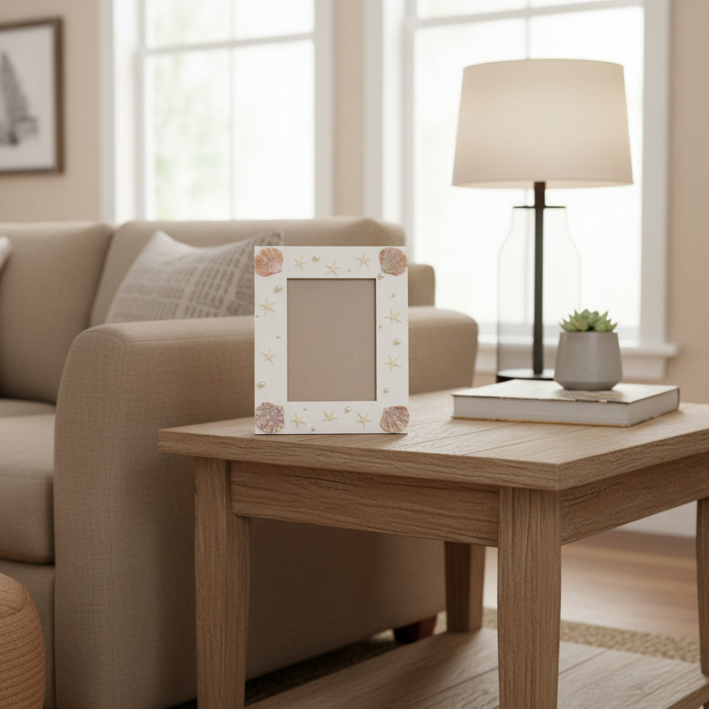 Coastal Shell Picture Frame – Beach‑Inspired