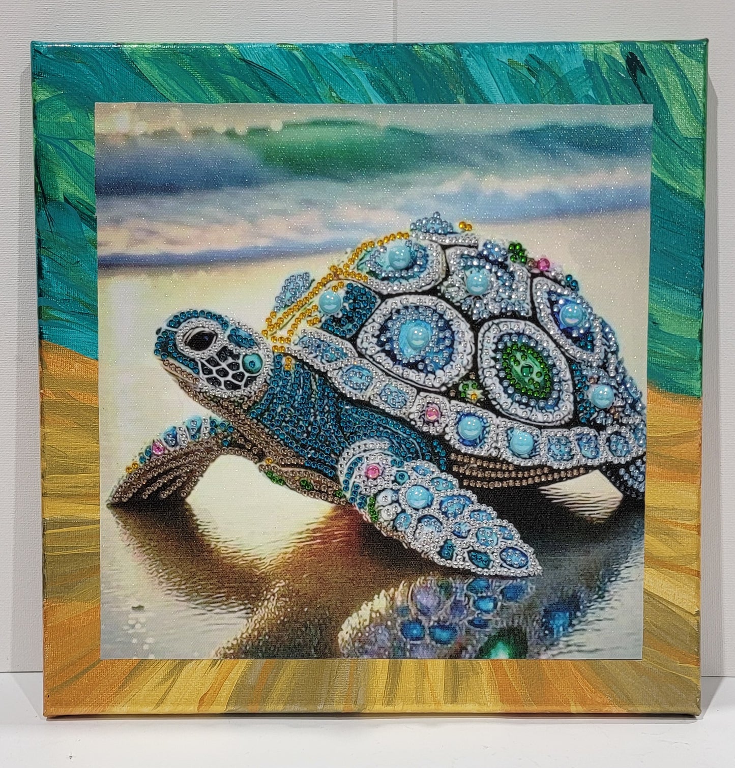 Coastal Turtle Diamond Art Painting