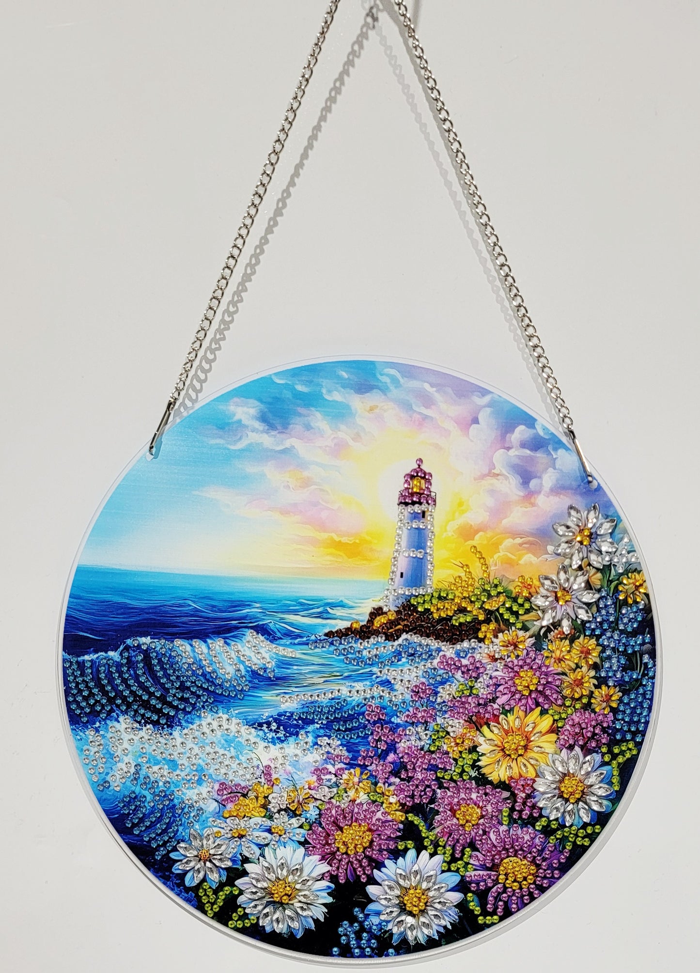 Coastal Lighthouse Window Art