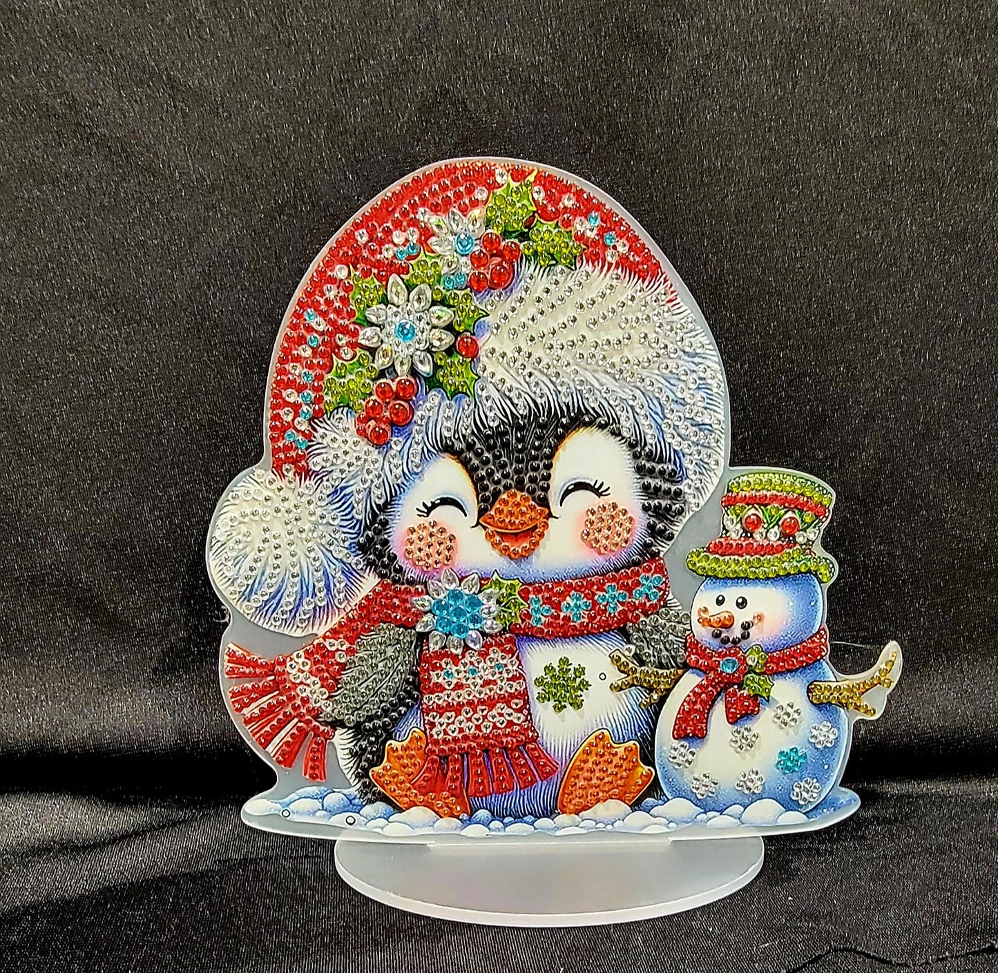 Christmas Penguin Diamond Art Stand