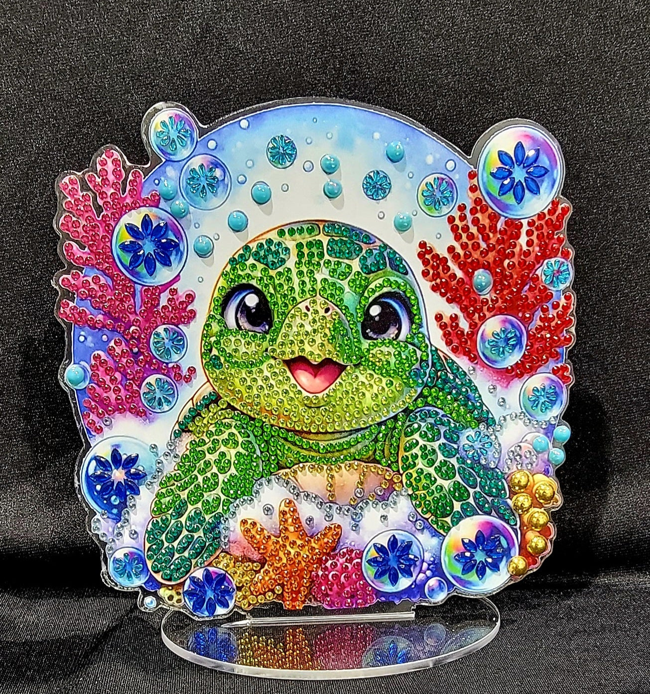 Bubbly Turtle Diamond Art Stand