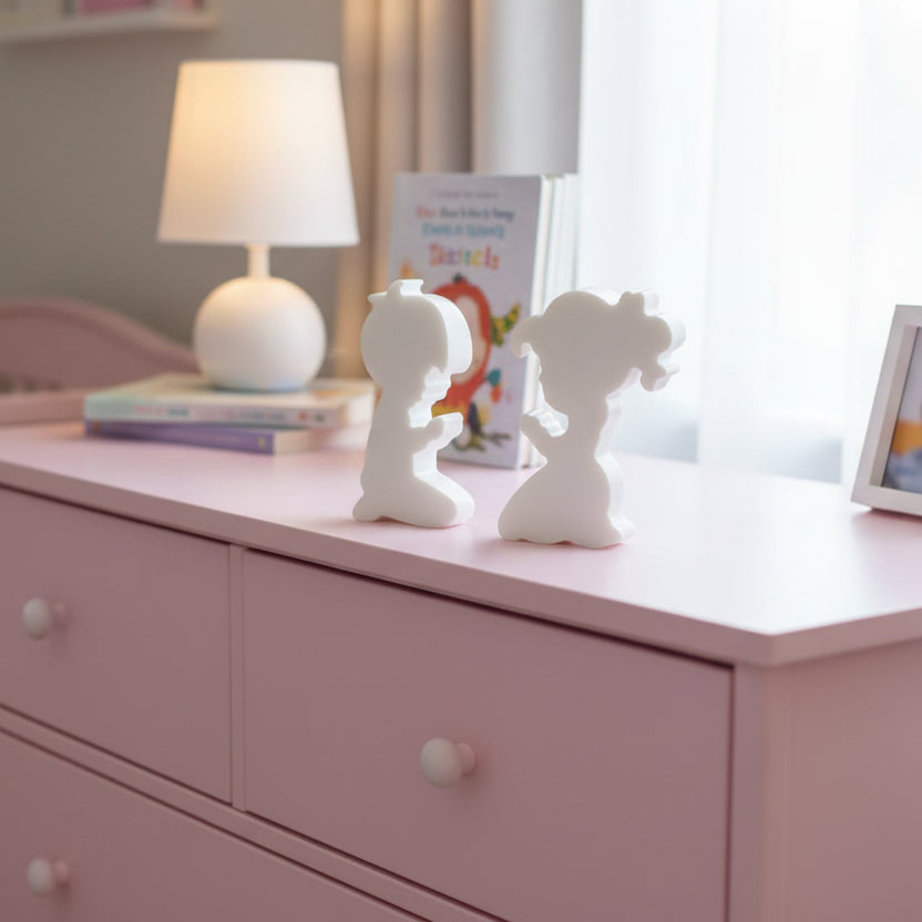 Praying Children Figurines