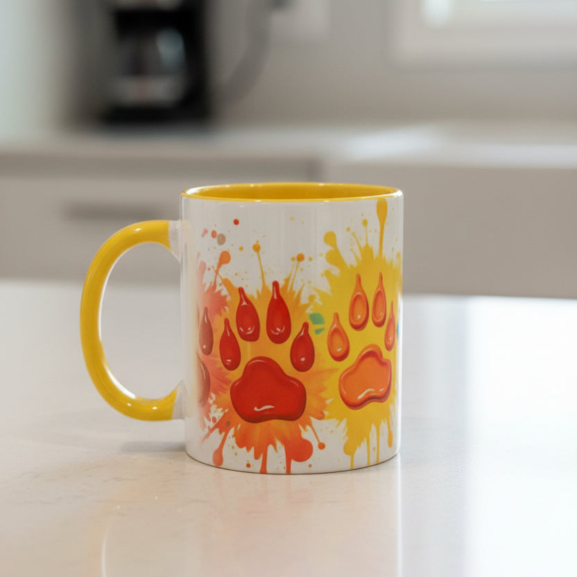 Paw Print Coffee Mug