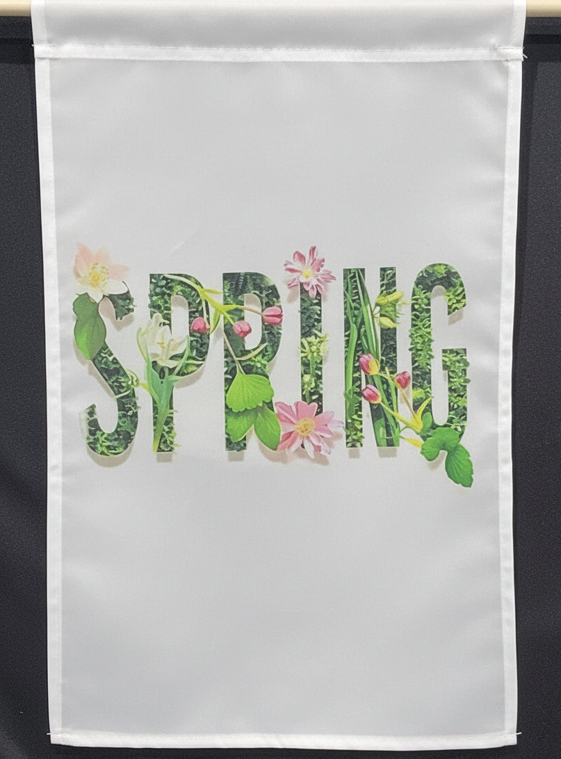 Spring Yard Flag – Bright 18" × 12" Outdoor Decor
