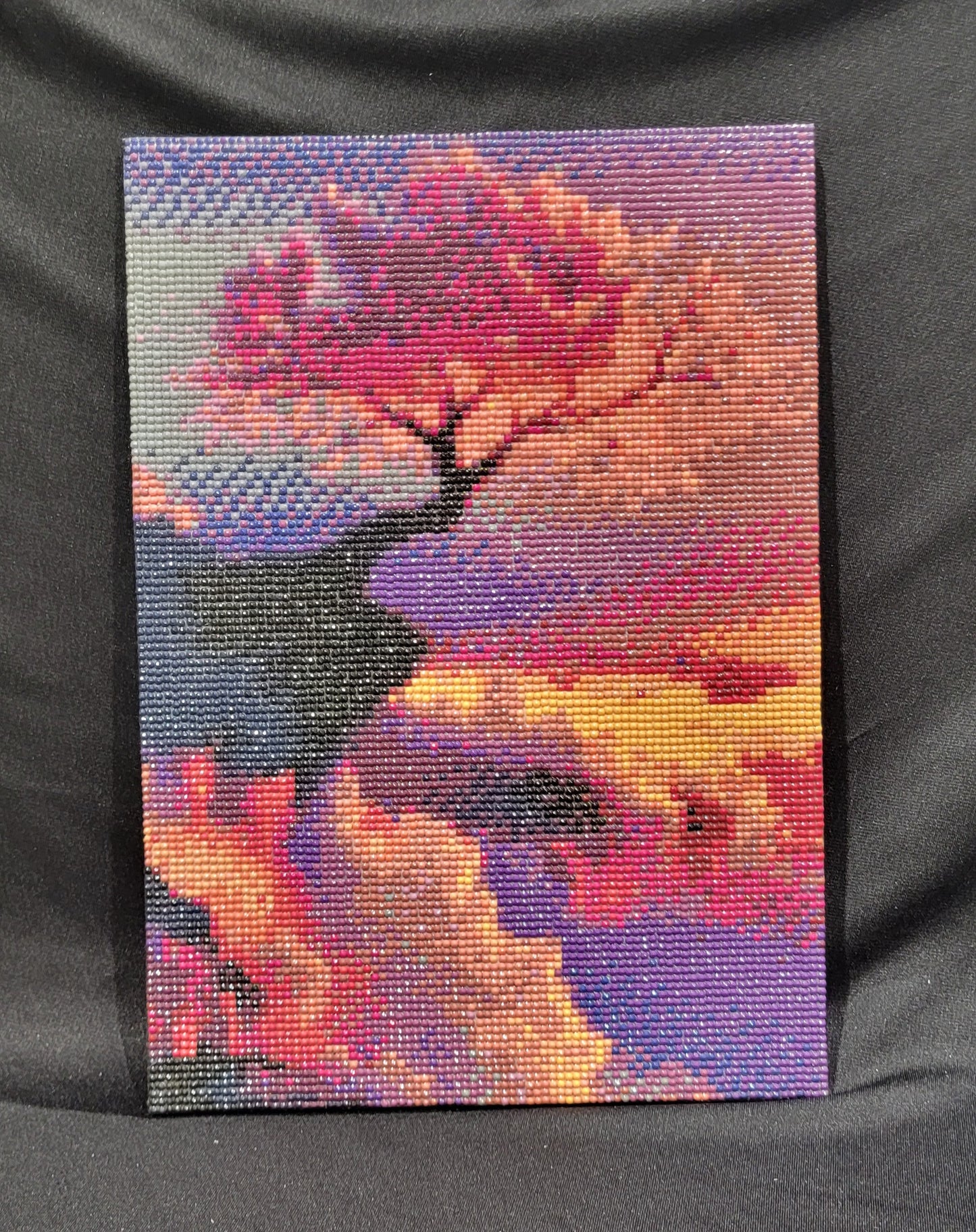 Serene Japanese Tree Diamond Art Décor