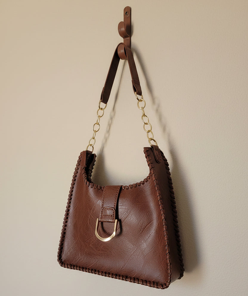 Half Moon Leather Pocketbook