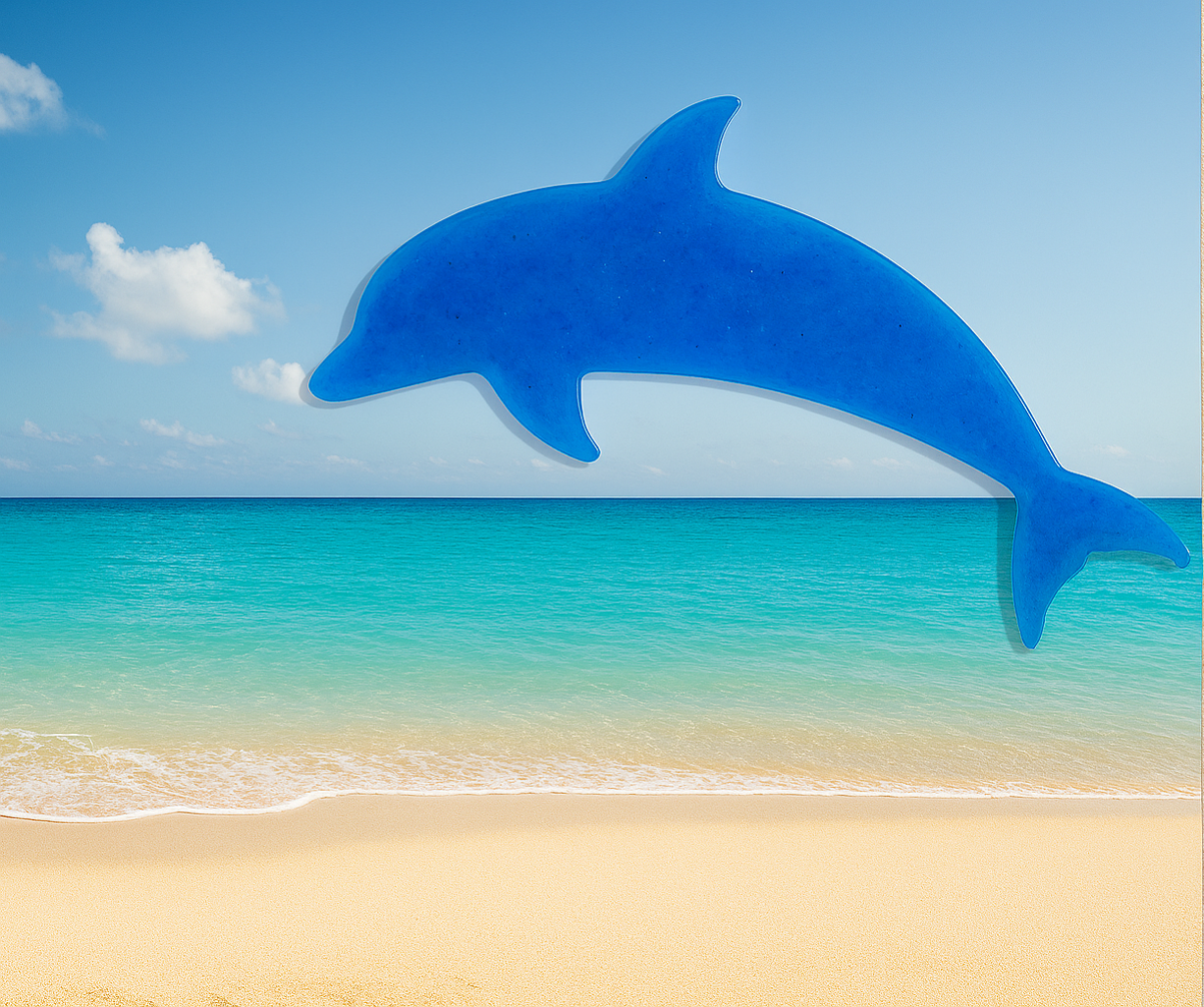 Blue Dolphin Wall Hanging
