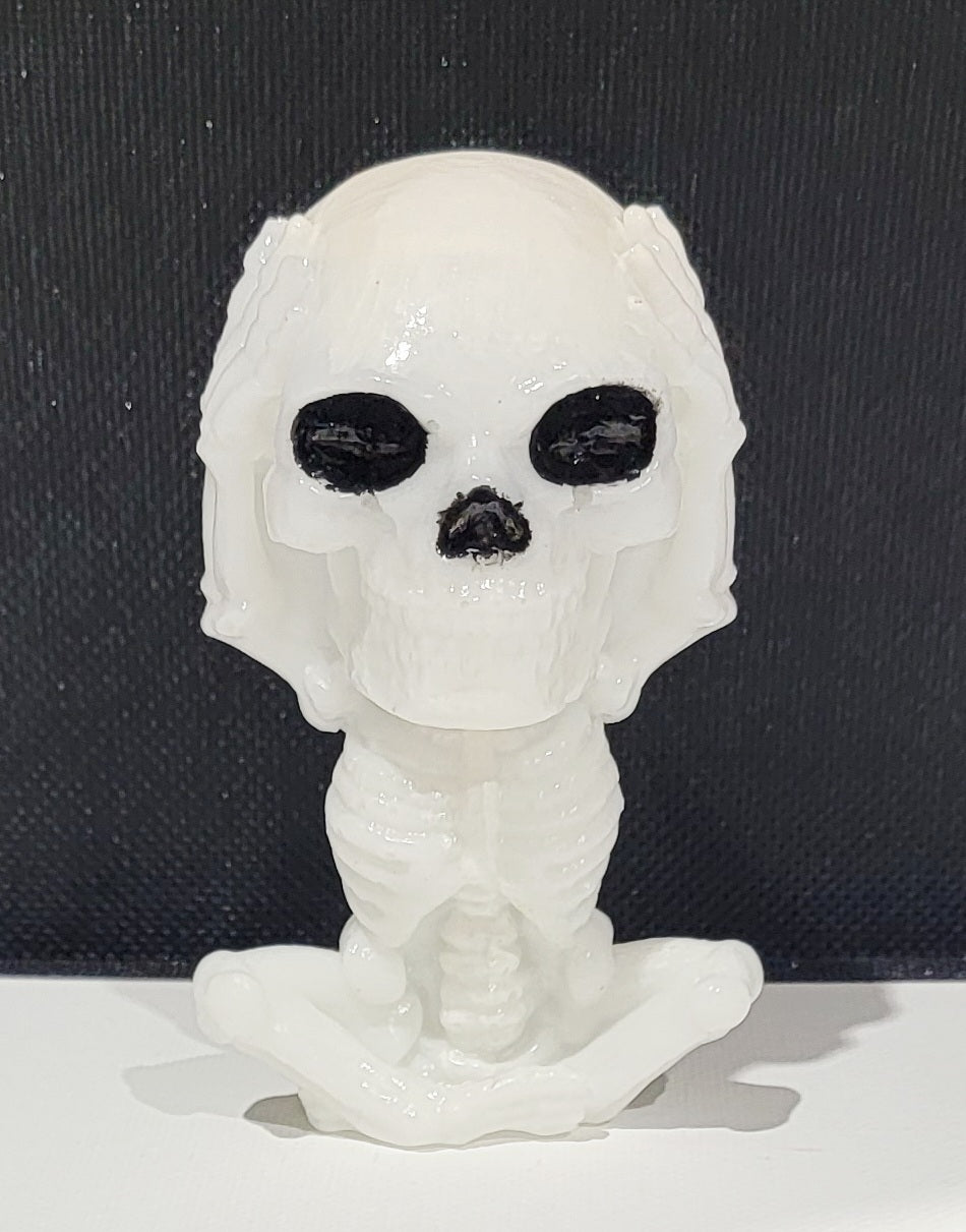 Meditating Skeleton Figurines