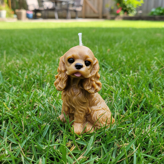 Cocker Spaniel Hand‑Poured Sculptural Candle