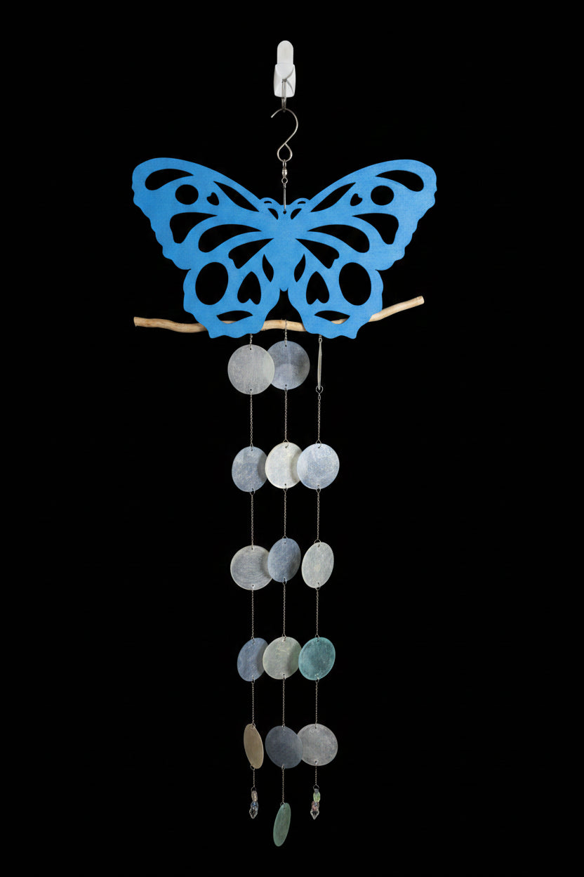 Butterfly Sand Dollar Windchime