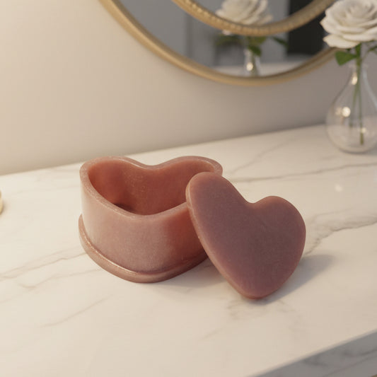Handmade Heart Shape Resin Box – Small Storage Container