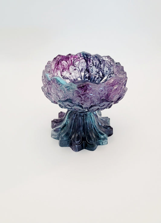 Purple/Blue goblet dish
